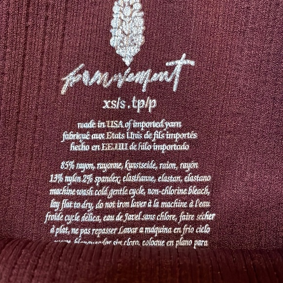 Free People Movement Good Karma Running Shorts size XS/S & M/L NEW Oxblood - Picture 4 of 8